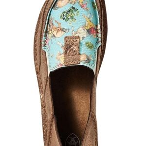 Ariat Women's Brown and Turquoise Loafers